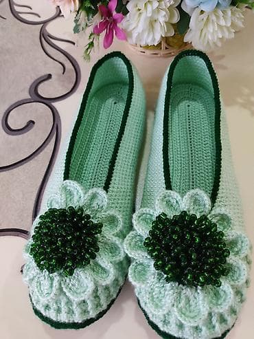 тапички: Домашние тапочки, 38.5, Новый, Самовывоз — 3