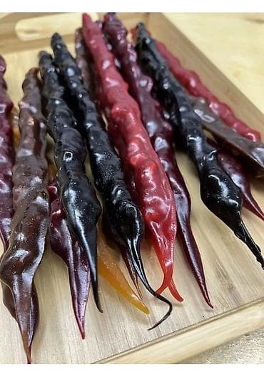 вишня ягода: Чурчхела ассорти - Традиционная грузинская сладость: орехи — 2