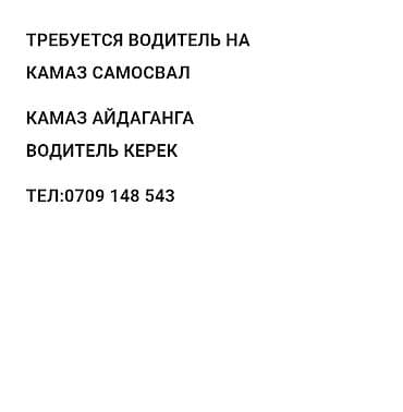 СТО, автобизнес: Требуется Водитель грузового транспорта, Категория прав (C), На самосвал, 1-2 года опыта, Премии, Шестидневка, Мужчина — 1