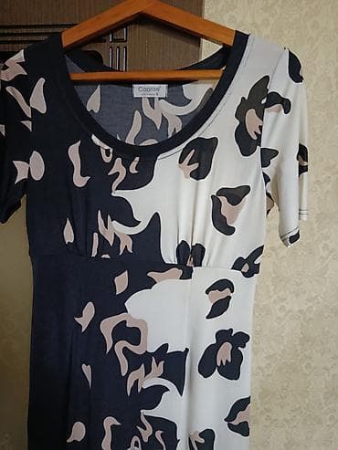 old spice: Повседневное платье, Корея, Лето, Трикотаж, Прямое, 8XL — 1