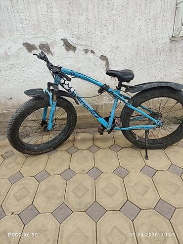 купить детский самокат: Фэтбайк BENSHI (надписи на раме) — с широкими 26" колесами и — 2