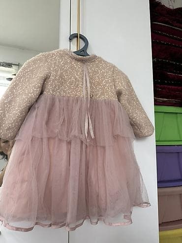 спец одежда бу: Детское платье, цвет - Белый — 4