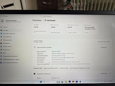 мини ноутбук бишкек: HP Laptop 15s-fqxxxx, 15.6" Характеристики: - Процессор: Intel Core — 4