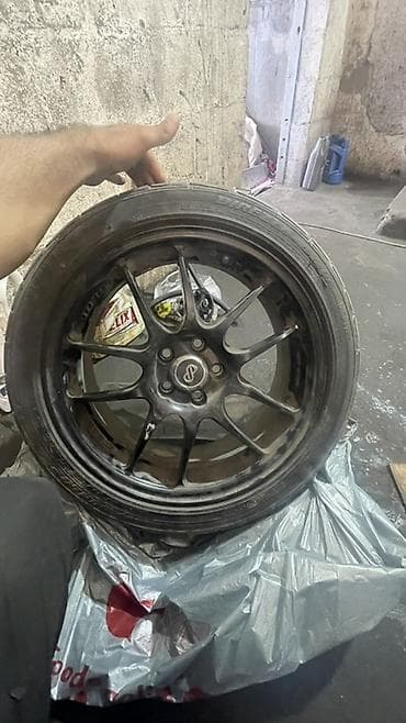 Дөңгөлөктөр монтажда 215 / 45 / R 17, Жай, Колдонулган, Комплект, Куйма, тешиктери - 5 lalafo.kg да Дөңгөлөктөр монтажда 215 / 45 / R 17, Жай, Колдонулган, Комплект, Куйма, тешиктери - 5