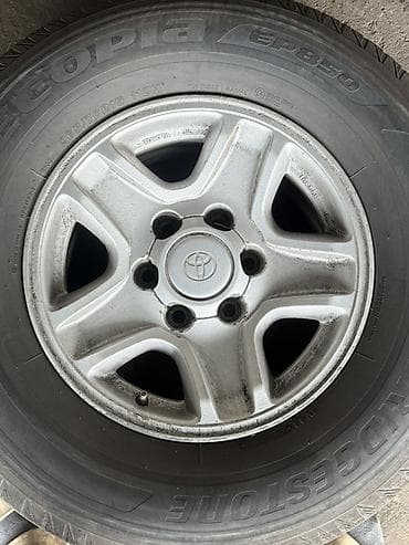 150 прадо: Колеса в сборе 265 / 70 / R 16, Б/у, Комплект, Внедорожные (АТ/МТ), Литые, отверстий - 6 — 3