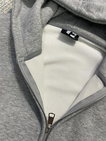 Футболки: Мужская толстовка, L, Новый, цвет - Серый — 6