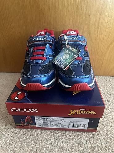 одежди: Детские кроссовки Geox x Marvel Spider‑Man с подсветкой, без коробки — 5