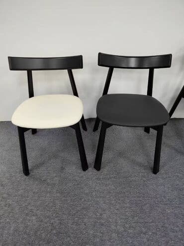 прихожая лофт: Стул для кухни, Дерево, цвет - Черный — 5