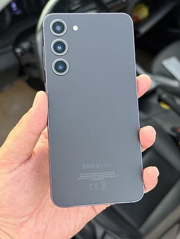 реалии с33: Samsung Galaxy S23 Plus, Б/у, 256 ГБ, цвет - Черный, 2 SIM — 1