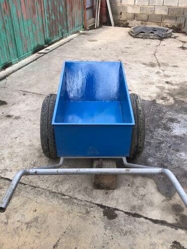 строительный тачка: Садово-строительная тачка и тележка, Стальная, Двухколесная, Новый — 3