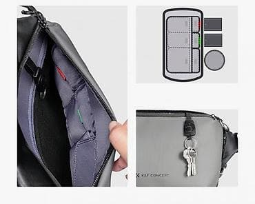 soft box: K&F CONCEPT Camera Sling Bag10L Urban Wander 01(Grey). Состояние — 4