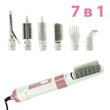 мини фен: Воздушный фен-щетка стайлер для волос Professional Hot Air Styler — 4