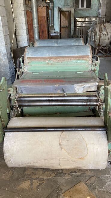 каменная доска: Вата чесальный апарат с двумя барабанами дробилка и пресс апарат — 6