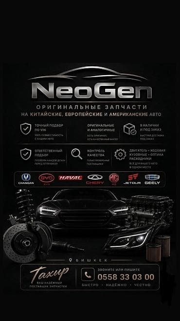 Автохимия: NeoGen — оригинальные и аналогичные автозапчасти для китайских — 1