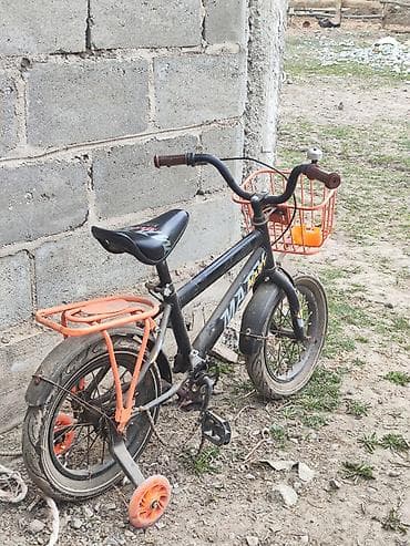 4 колесный велосипед: Детский велосипед, 4-колесный, 4 - 6 лет, Б/у — 2