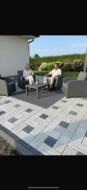 Брусчатка Продажа и Укладка Тротуарная плитка «Колодец/Кубики» для