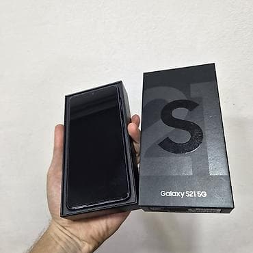 Samsung Galaxy S21 5G, Новый, 256 ГБ, цвет - Черный, 2 SIM