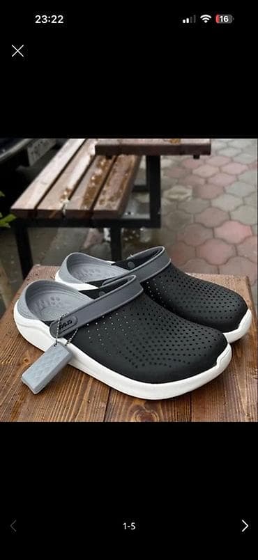 Сабо, 36, 37, 38, Crocs, Новый, цвет - Черный, Бесплатная доставка, Платная доставка, Самовывоз