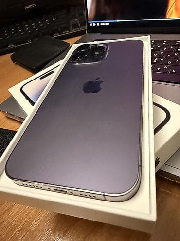 телефон самсунг а20: IPhone 14 Pro Max, 256 ГБ, Deep Purple, Коробка, 85 % — 4