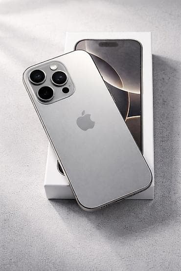 IPhone 16 Pro, 256 ГБ, Natural Titanium, Чехол, 92 %