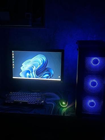 райзен 5 2600: Компьютер, ядер - 6, ОЗУ 16 ГБ, Для несложных задач, Б/у, Intel Core i5, AMD Radeon RX 580, HDD + SSD — 1