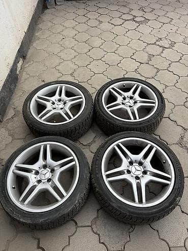 Колеса в сборе 245 / 40 / R 18, Лето, Б/у, Комплект, Легковые, Литые, отверстий - 5