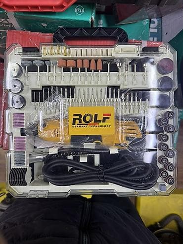 чехол для удочек: Многофункциональный гравер/микродрель ROLF в кейсе с большим набором — 2