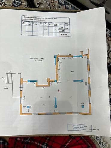 льва: Продаётся коммерческое помещение в жилом доме! Мкр. Учкун . Ауэзова — 2