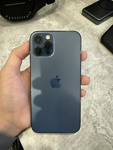 ıphone 12 pro max: IPhone 12 Pro, 128 ГБ, Pacific Blue, 94 % — 1
