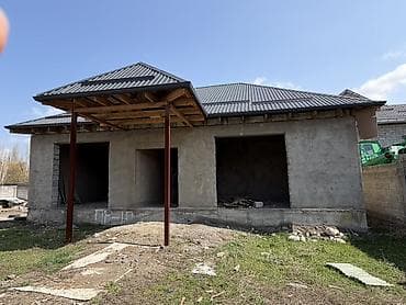 продаю дом ак ордо 1: Продаётся одноэтажный дом в стадии строительства. Основные — 9