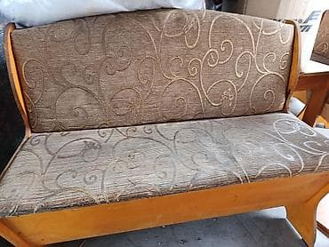 купить на кухню стол и стулья: Кухонный мягкий уголок, Дерево, цвет - Коричневый — 2