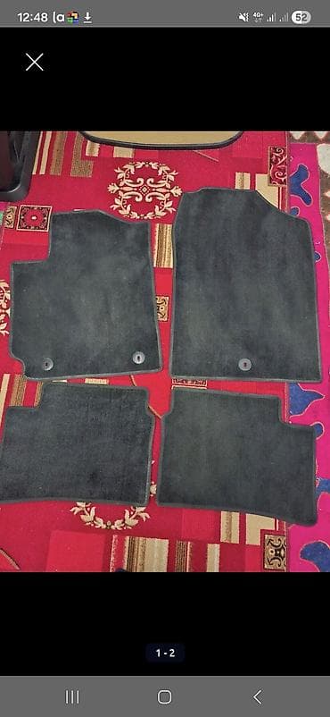 Ворсовые Полики Для салона Kia, цвет - Серый