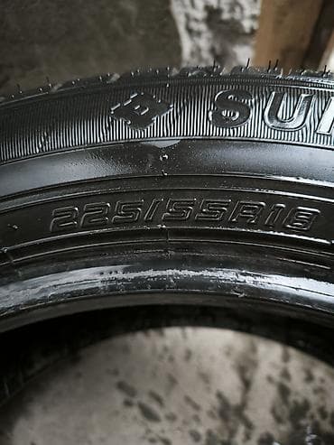 maxima j30: Шины 225 / 55 / R 18, Лето, Б/у, Внедорожные (АТ/МТ), Таиланд, SUNFULL — 2