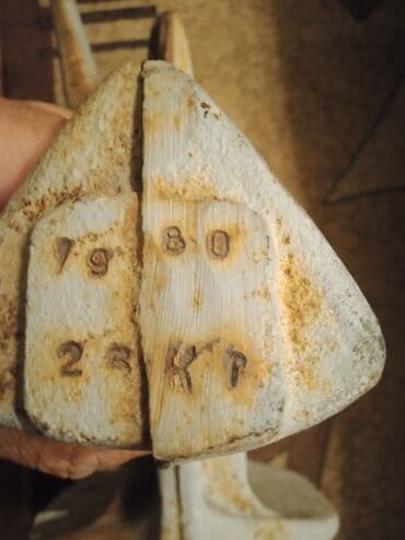 фаркоп на венту: Якорь морской вес 25 кг — 4