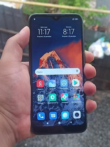 тилифо: Redmi, Redmi Note 8T, Б/у, 64 ГБ, цвет - Черный, 2 SIM — 1