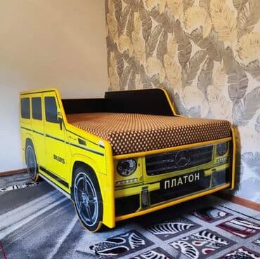 Детская односпальная кровать, Новый, Для мальчика, С матрасом, ДСП, Самовывоз, Бесплатная доставка, Платная доставка at lalafo.kg Детская односпальная кровать, Новый, Для мальчика, С матрасом, ДСП, Самовывоз, Бесплатная доставка, Платная доставка