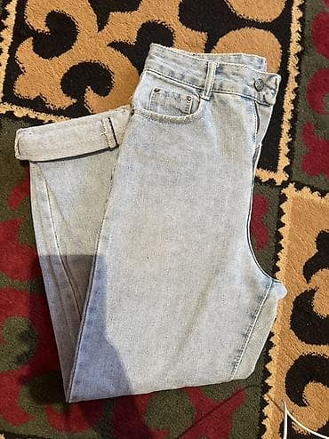 Джинсы MOM JEANS, классическая высокая посадка. Женское джинсы Обе