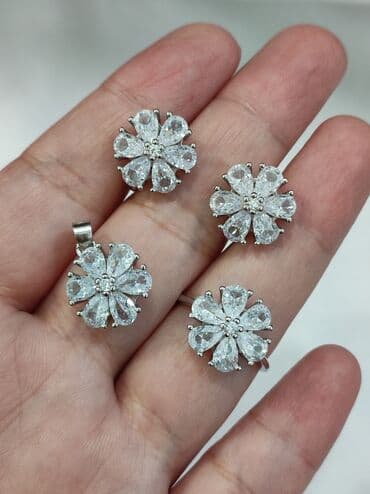 свадебные наборы ручной: Серебряный Набор Серебро 925 пробы Размеры имеются Цена Можете — 4