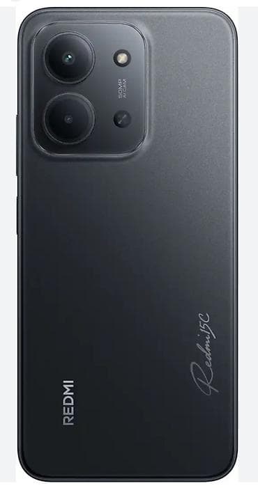 Redmi, Redmi 15C, Новый, 256 ГБ, цвет - Черный, 2 SIM