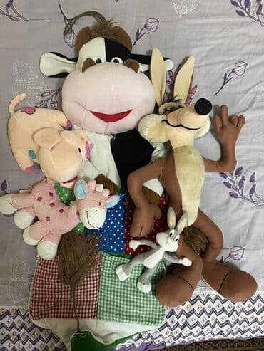 детский игровой набор щенячий патруль: Набор Смешарики и еще 5 игрушек. За все 1000 сом б/у Нижняя Аларча — 2