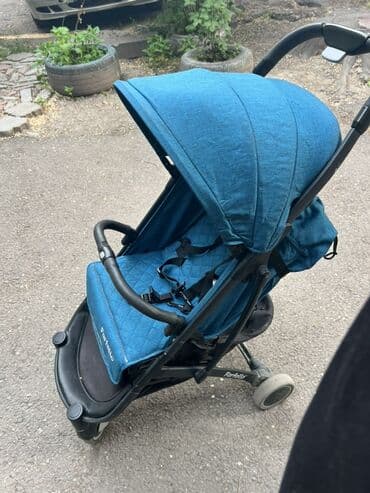 Коляска, цвет - Голубой