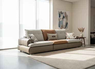 требуется мягкой мебели: Прямой диван, Трехместный — 1