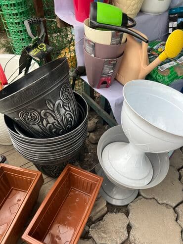 цветочница: Большой ассортимент, Цветочных горшков, почвы, семян газона и многое — 6