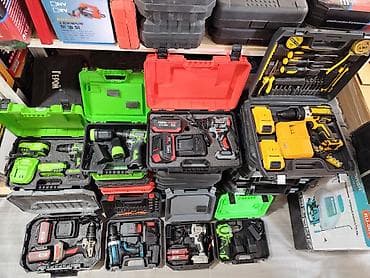 бу чехол: Аккумуляторные шуруповёрты/дрели в чемоданах (наборы). Cordless — 8