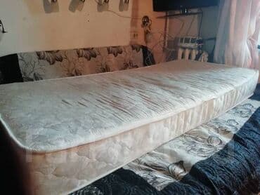 кровати с матрасом бу: Матрас односпальный в нормальном состоянии 190см на 80см — 1