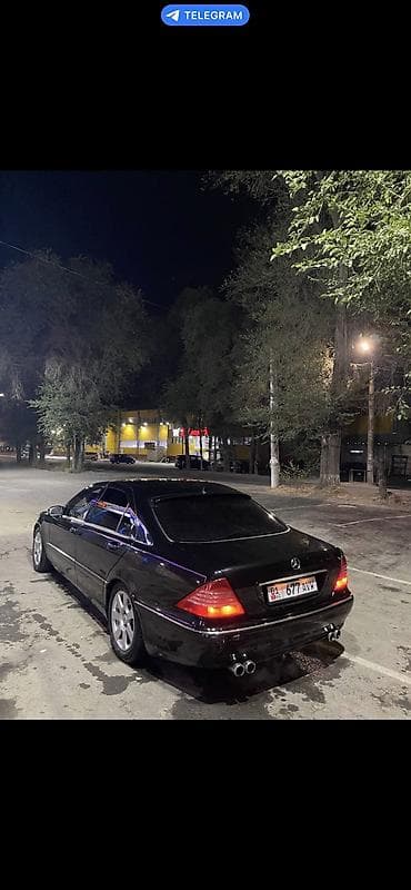 Унаа: Mercedes-Benz S-Class: 2000 г., 5 л, Автомат, Газ, Седан — 5