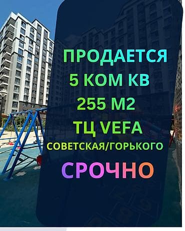 open space: 5 комнат, 255 м², Вефа ТЦ Элитка, 5 этаж, ПСО (под самоотделку) — 1