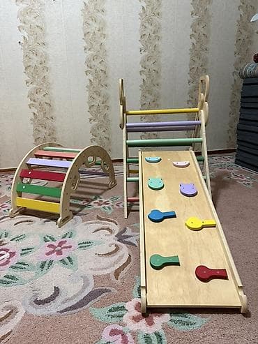 inversion stol: Детский спортивно-игровой набор из дерева Состав: - Треугольник — 1