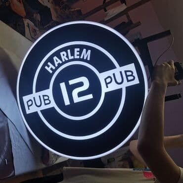 | Вывески, Лайтбоксы, Таблички, | Монтаж, Демонтаж, Разработка дизайна