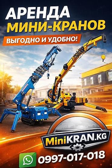 Мини кран паук Впервые в Кыргызстане — мини-краны пауки для самых